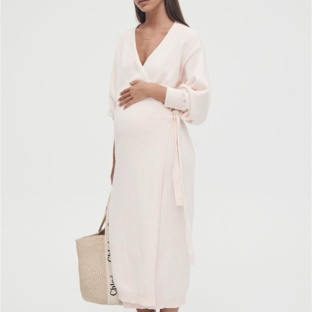 Legoe Heritage maternity wrap dress